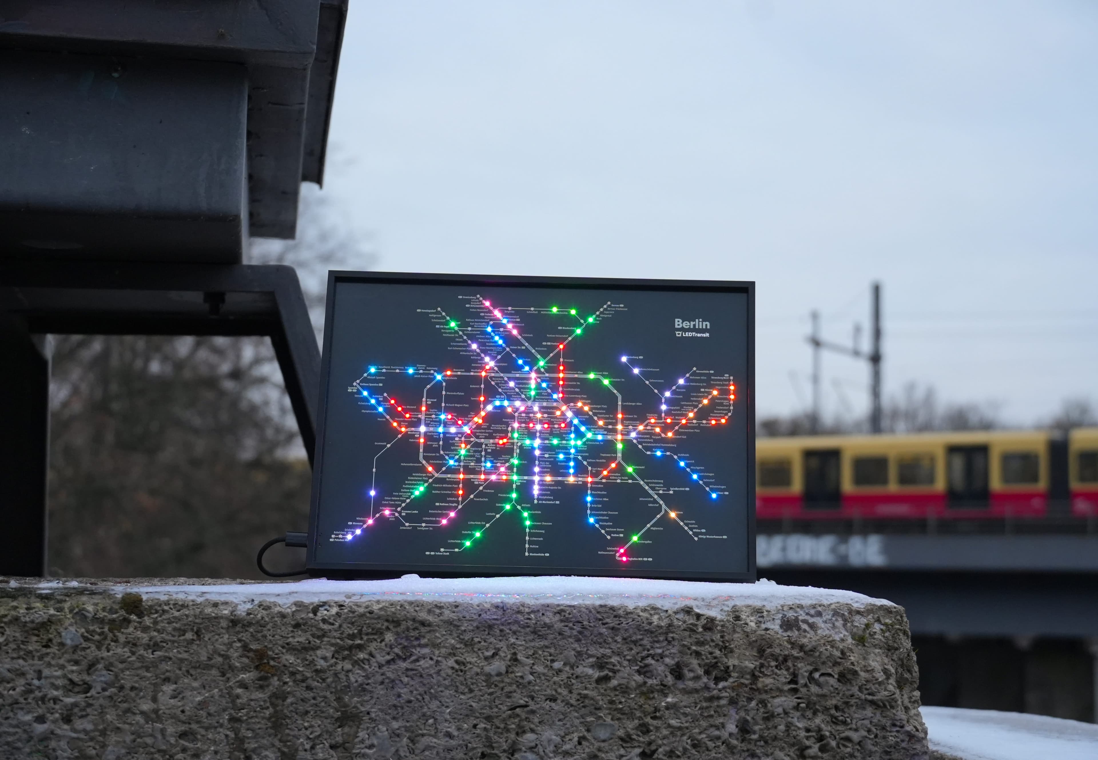 LED Transit Map Berlin