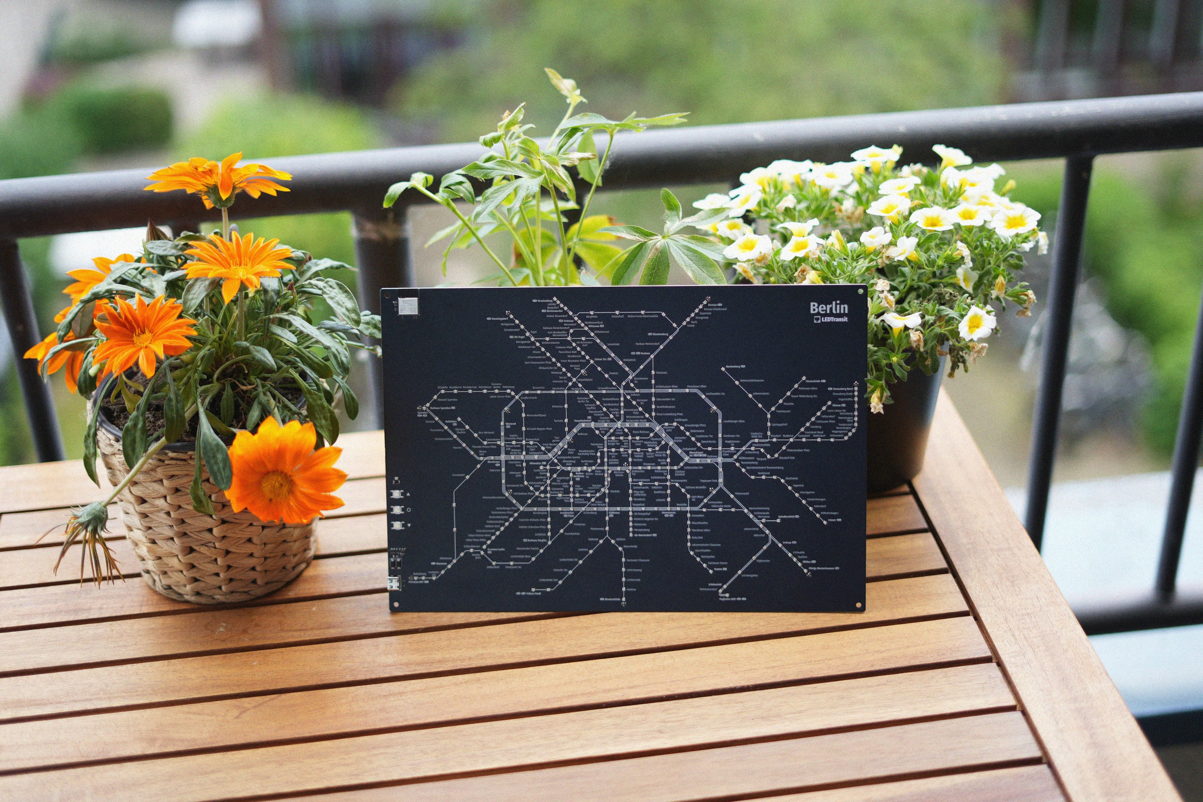 LED Transit Map Berlin